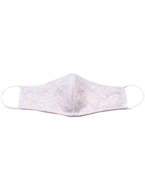 Girls Multi Color Sequin Embroidered Lace Face Cover 2-16 - SophiasStyle.com